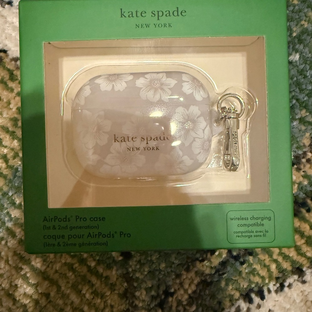 Kate Spade Clear Floral AirPods Pro Case